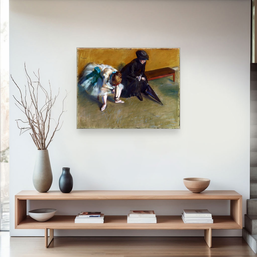 Čekanje, Edgar Degas, Waiting, slika na platnu 4 Čekanje, Edgar Degas, Waiting, slika na platnu - Slika 4