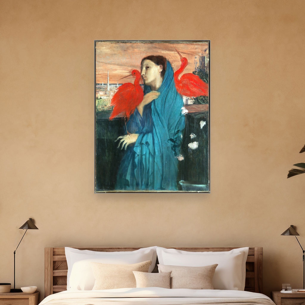 Mlada žena sa ibisom, Edgar Degas, Young Woman with Ibis, slika na platnu 5 Mlada žena sa ibisom, Edgar Degas, Young Woman with Ibis, slika na platnu - Slika 5