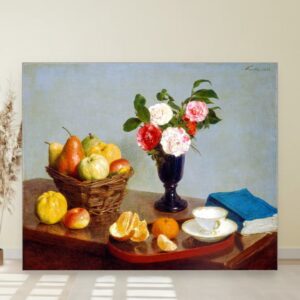 Mrtva priroda, Henri Fantin-Latour, Still Life, slika na platnu
