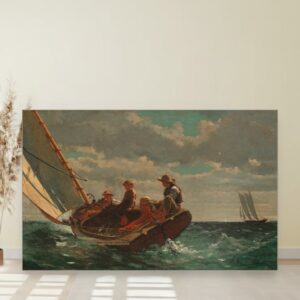 Puhar vetra, Winslow Homer, Breezing Up, slika na platnu