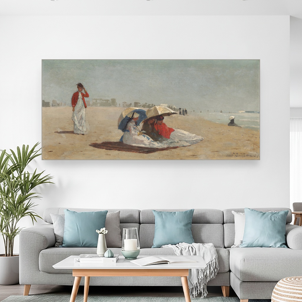 Plaža Ist Hemptona, Winslow Homer, East Hampton Beach, slika na platnu 2 Plaža Ist Hemptona, Winslow Homer, East Hampton Beach, slika na platnu - Slika 2