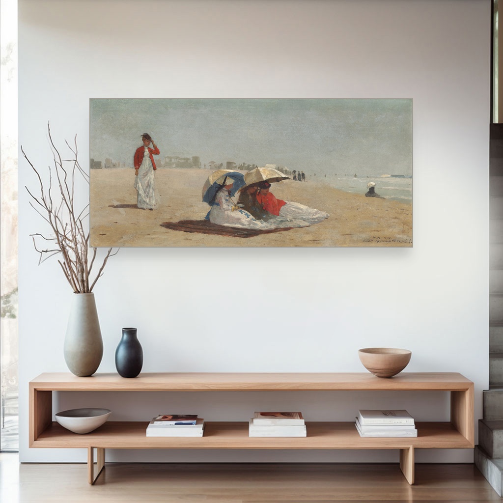 Plaža Ist Hemptona, Winslow Homer, East Hampton Beach, slika na platnu 4 Plaža Ist Hemptona, Winslow Homer, East Hampton Beach, slika na platnu - Slika 4