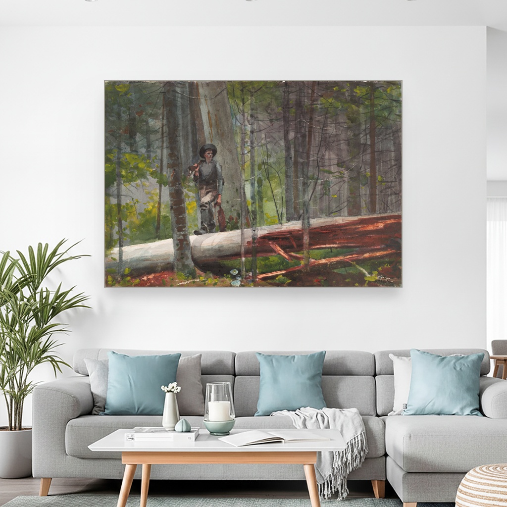 Lovac u Adirondacksu, Winslow Homer, Hunter in the Adirondacks, slika na platnu 2 Lovac u Adirondacksu, Winslow Homer, Hunter in the Adirondacks, slika na platnu - Slika 2