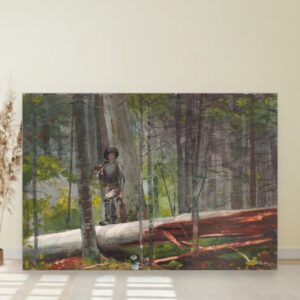Lovac u Adirondacksu, Winslow Homer, Hunter in the Adirondacks, slika na platnu