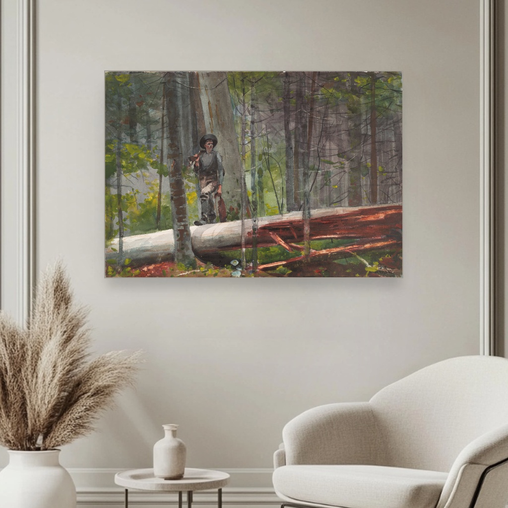 Lovac u Adirondacksu, Winslow Homer, Hunter in the Adirondacks, slika na platnu 3 Lovac u Adirondacksu, Winslow Homer, Hunter in the Adirondacks, slika na platnu - Slika 3