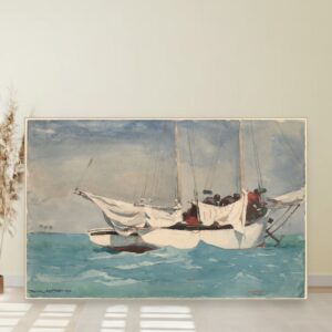 Podizanje ankera na Key Westu, Winslow Homer, Key West Hauling Anchor, slika na platnu