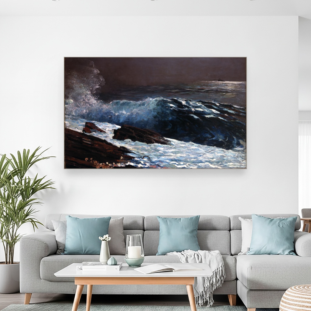 Sunčeva svetlost na obali, Winslow Homer, Sunlight on the Coast, slika na platnu 2 Sunčeva svetlost na obali, Winslow Homer, Sunlight on the Coast, slika na platnu - Slika 2