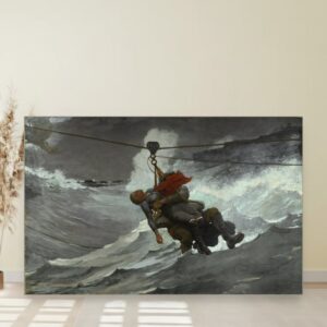 Životna linija, Winslow Homer, The Life Line, slika na platnu