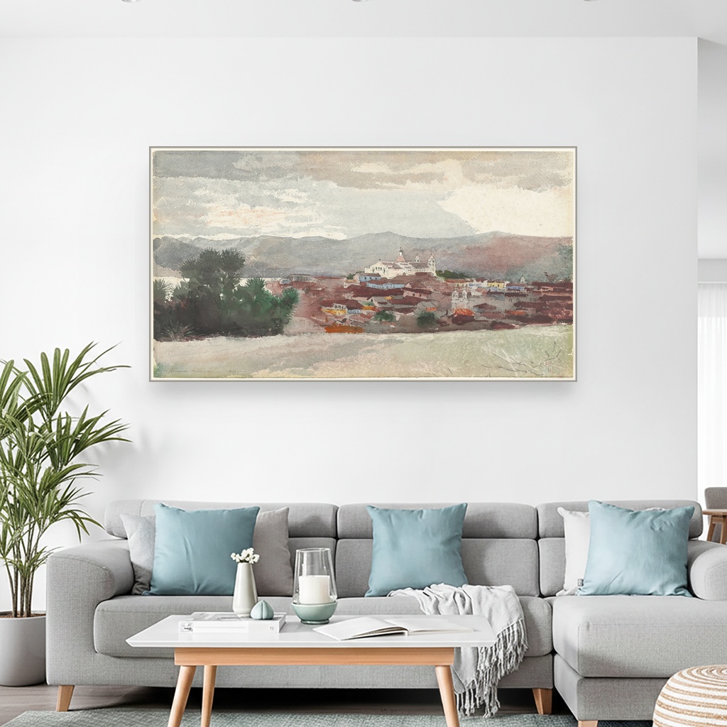 Pogled na Santiago de Kuba, Winslow Homer, View of Santiago de Cuba, slika na platnu 2 Pogled na Santiago de Kuba, Winslow Homer, View of Santiago de Cuba, slika na platnu - Slika 2