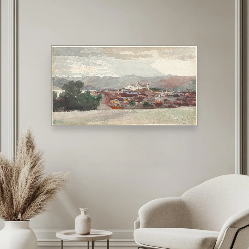 Pogled na Santiago de Kuba, Winslow Homer, View of Santiago de Cuba, slika na platnu 3 Pogled na Santiago de Kuba, Winslow Homer, View of Santiago de Cuba, slika na platnu - Slika 3