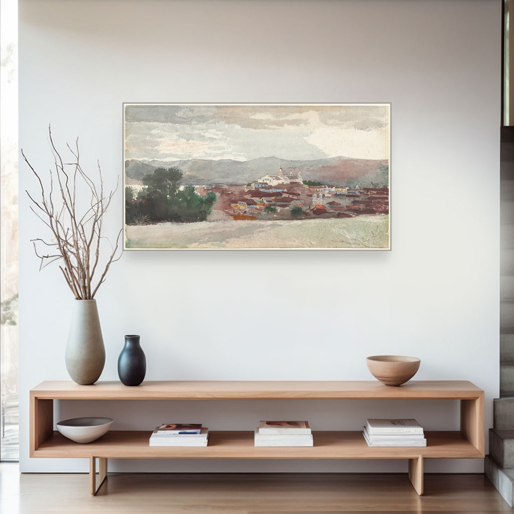 Pogled na Santiago de Kuba, Winslow Homer, View of Santiago de Cuba, slika na platnu 4 Pogled na Santiago de Kuba, Winslow Homer, View of Santiago de Cuba, slika na platnu - Slika 4