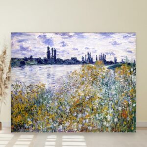 Ostrvo sa cvećem kod Vétheuila, Claude Monet, Île aux Fleurs near Vétheuil, slika na platnu