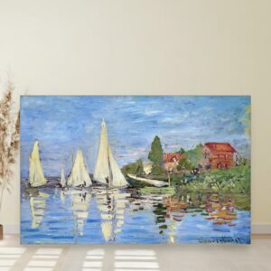 Regate u Aržantoj, Klod Mone, Regattas at Argenteuil, slika na platnu