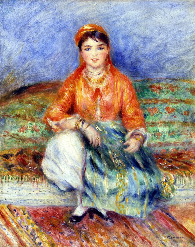 Alžirka, Pierre Auguste Renoir, Algerian Girl, slika na platnu 8 Alžirka, Pierre Auguste Renoir, Algerian Girl, slika na platnu - Image 8