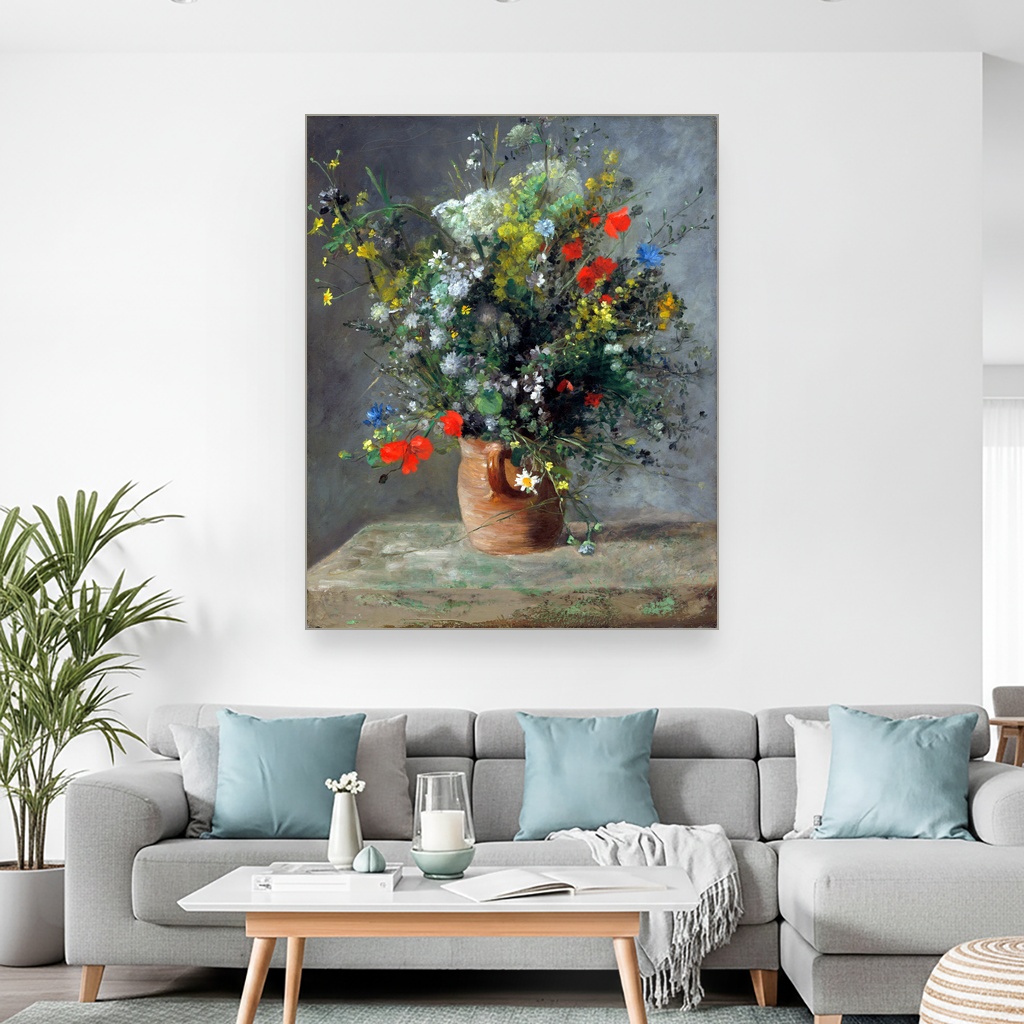 Cveće u vazi, Pierre-Auguste Renoir, Flowers in a Vase, slika na platnu 2 Cveće u vazi, Pierre-Auguste Renoir, Flowers in a Vase, slika na platnu - Slika 2