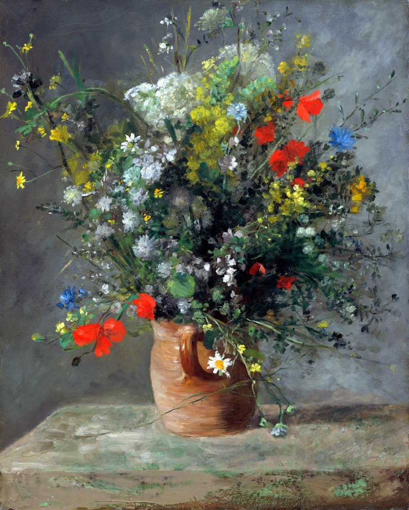 Cveće u vazi, Pierre-Auguste Renoir, Flowers in a Vase, slika na platnu 8 Cveće u vazi, Pierre-Auguste Renoir, Flowers in a Vase, slika na platnu - Slika 8