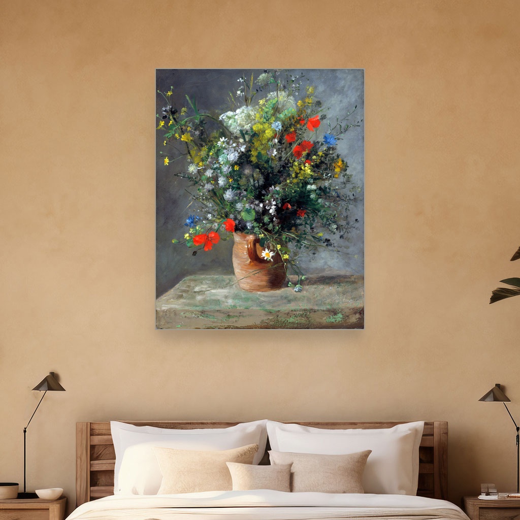 Cveće u vazi, Pierre-Auguste Renoir, Flowers in a Vase, slika na platnu 5 Cveće u vazi, Pierre-Auguste Renoir, Flowers in a Vase, slika na platnu - Slika 5