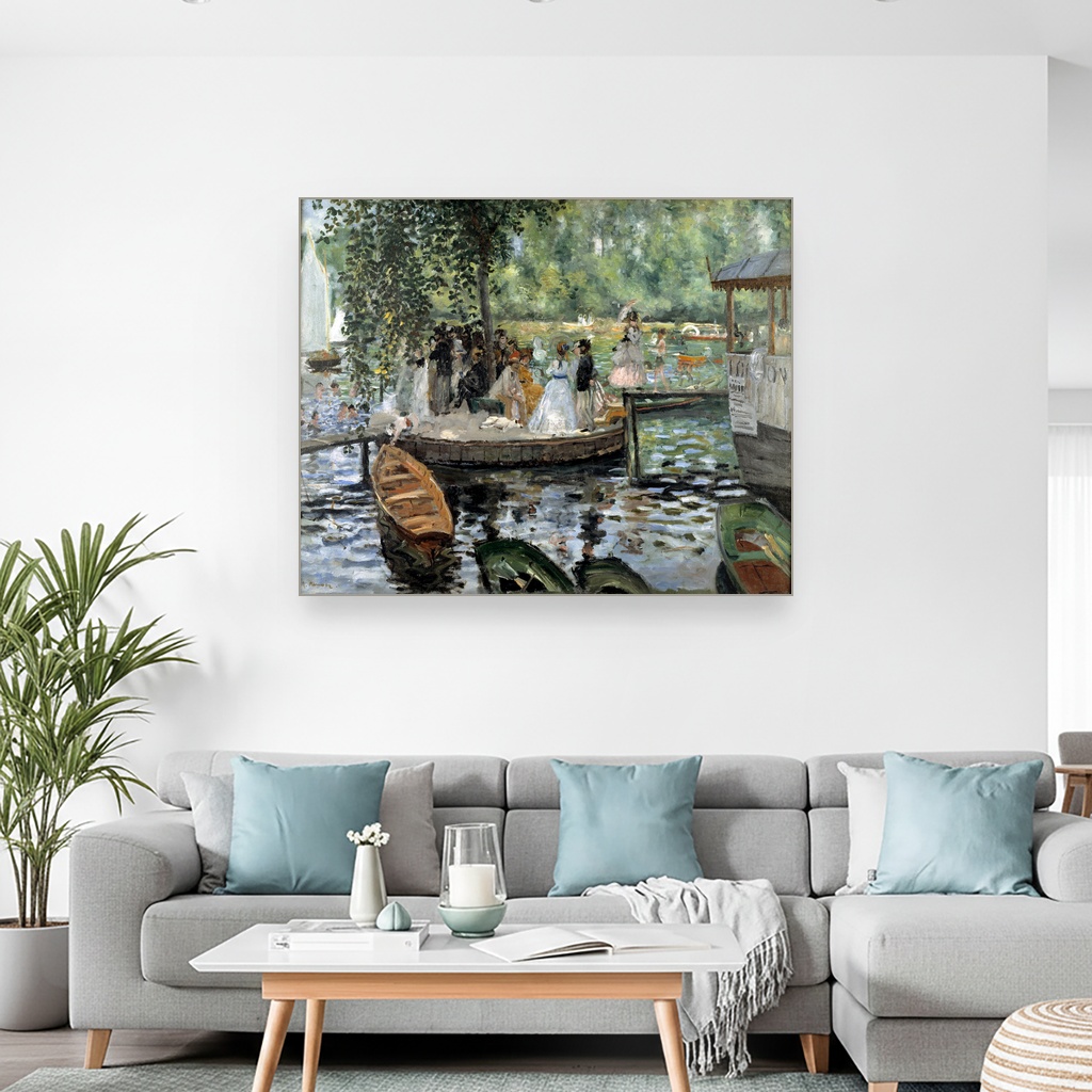 La Grenouillère, Pierre-Auguste Renoir, La Grenouillère, slika na platnu 2 La Grenouillère, Pierre-Auguste Renoir, La Grenouillère, slika na platnu - Slika 2