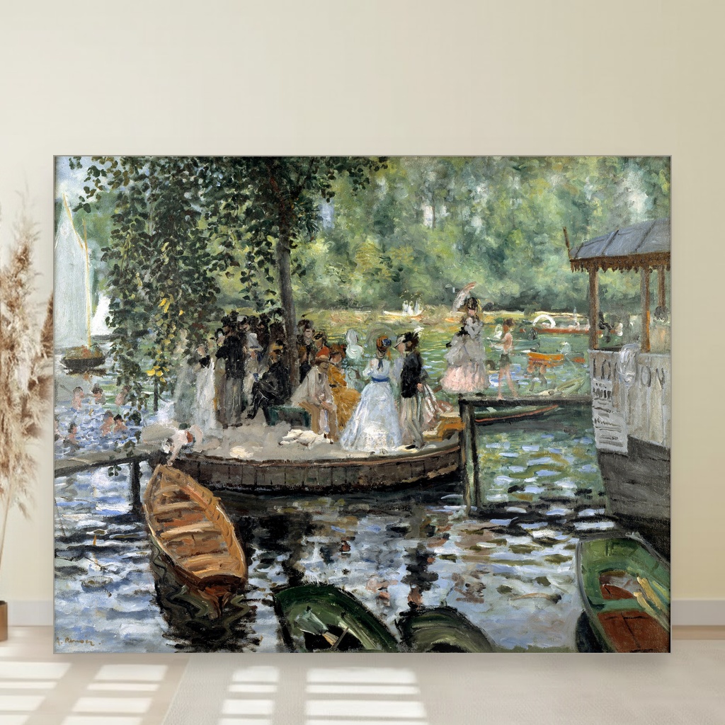 La Grenouillère, Pierre-Auguste Renoir, La Grenouillère, slika na platnu 1 La Grenouillère, Pierre-Auguste Renoir, La Grenouillère, slika na platnu