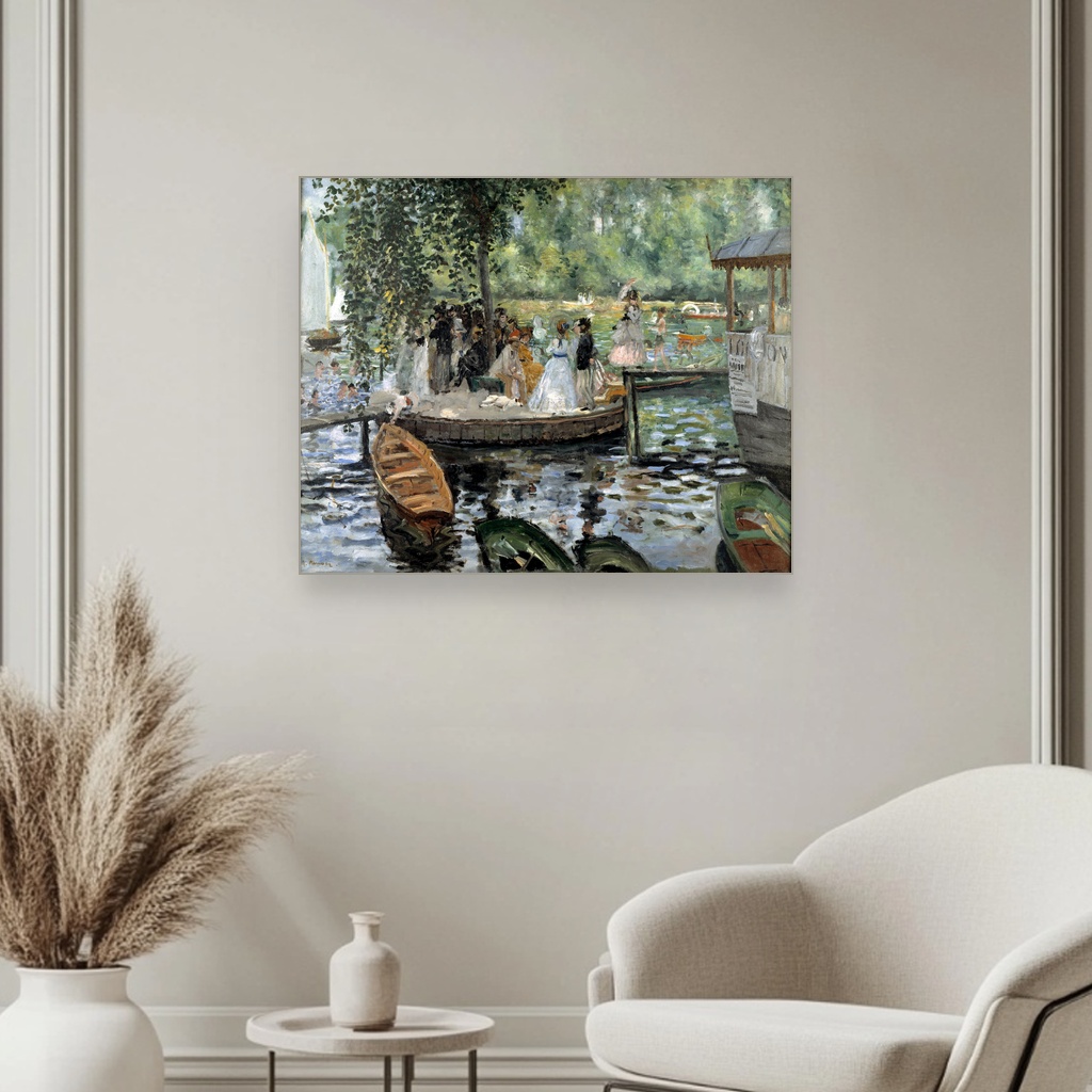 La Grenouillère, Pierre-Auguste Renoir, La Grenouillère, slika na platnu 3 La Grenouillère, Pierre-Auguste Renoir, La Grenouillère, slika na platnu - Slika 3