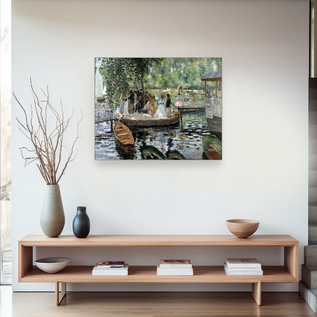 La Grenouillère, Pierre-Auguste Renoir, La Grenouillère, slika na platnu 4 La Grenouillère, Pierre-Auguste Renoir, La Grenouillère, slika na platnu - Slika 4