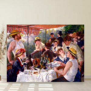 Ručak na splavi, Pierre-Auguste Renoir, Luncheon of the Boating Party, slika na platnu