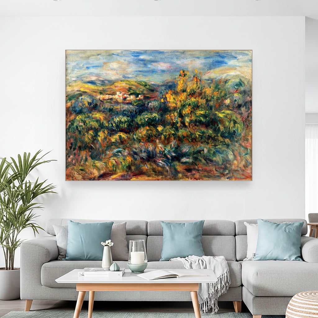 Pejzaž iz Cagnesa, Pierre-Auguste Renoir, Paysage de Cagnes, slika na platnu 2 Pejzaž iz Cagnesa, Pierre-Auguste Renoir, Paysage de Cagnes, slika na platnu - Slika 2