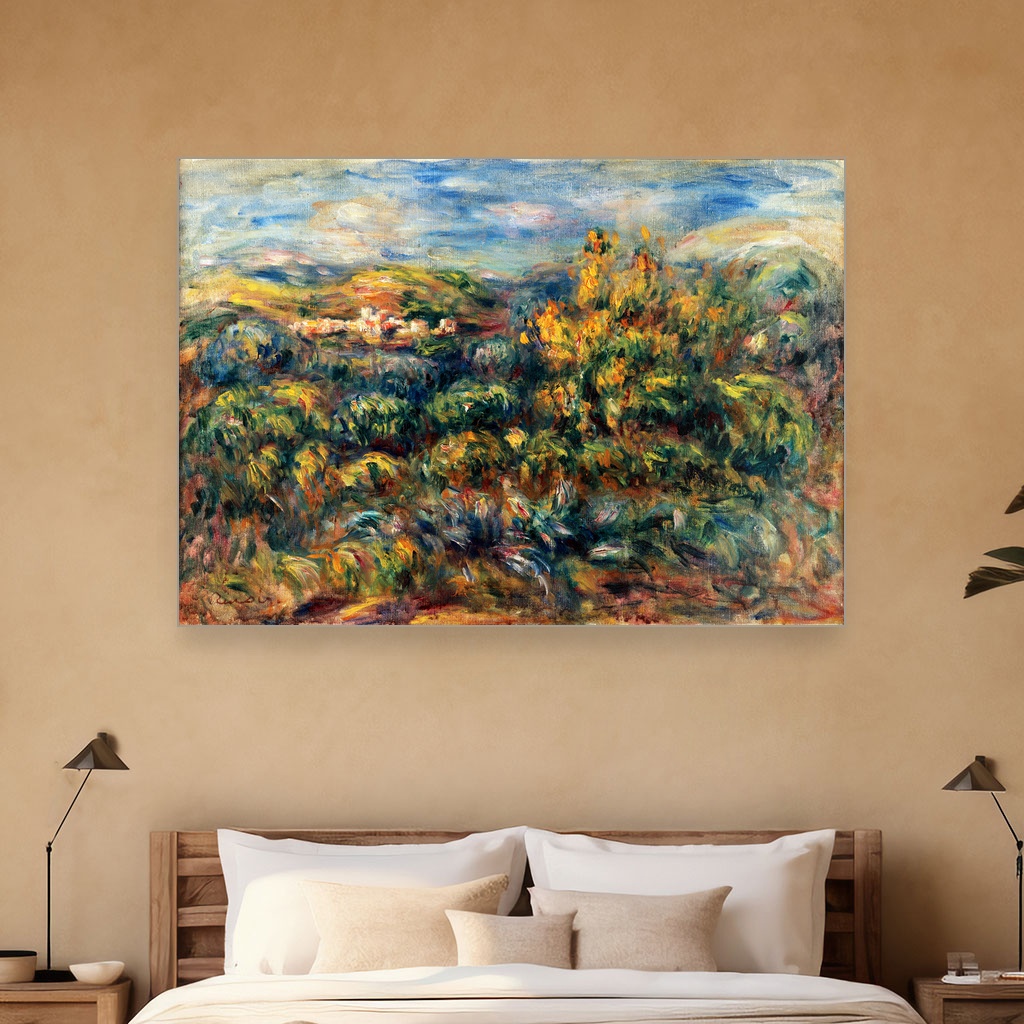 Pejzaž iz Cagnesa, Pierre-Auguste Renoir, Paysage de Cagnes, slika na platnu 5 Pejzaž iz Cagnesa, Pierre-Auguste Renoir, Paysage de Cagnes, slika na platnu - Slika 5