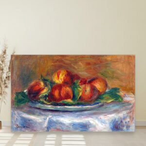 Breskve na tanjiru, Pierre-Auguste Renoir, Peaches on a Plate, slika na platnu
