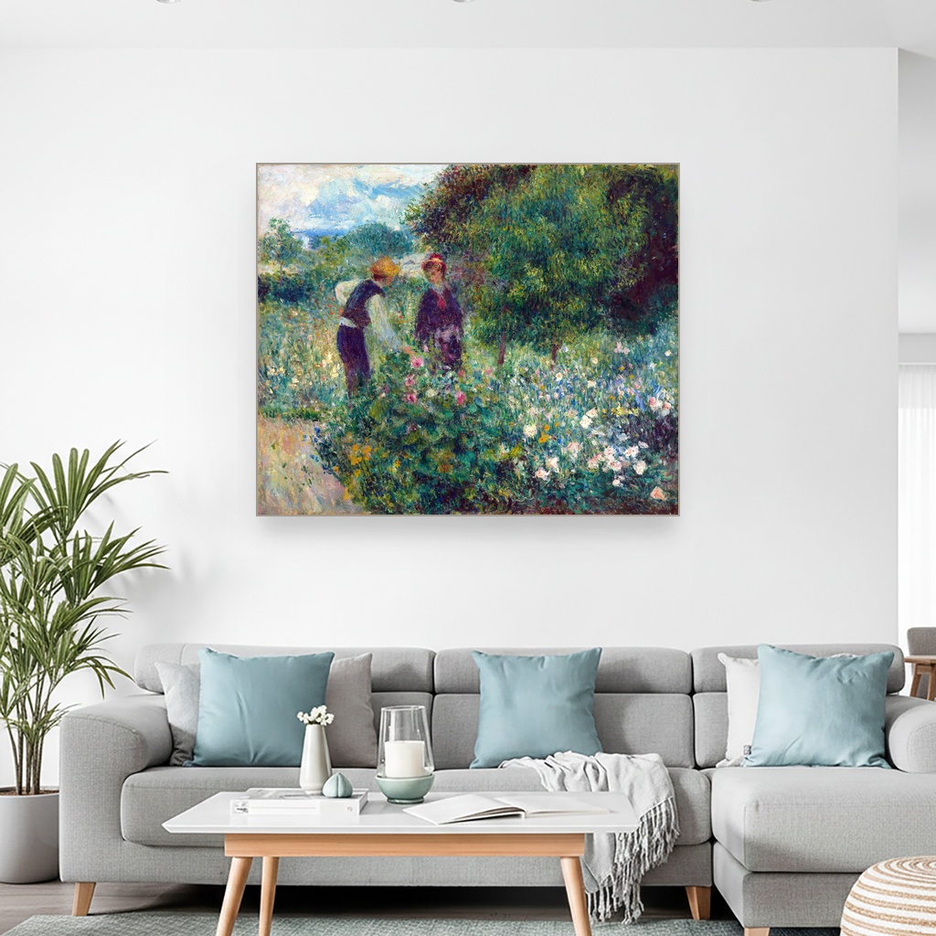 Berba cveća, Pierre Auguste Renoir, Picking Flowers, slika na platnu 2 Berba cveća, Pierre Auguste Renoir, Picking Flowers, slika na platnu - Slika 2