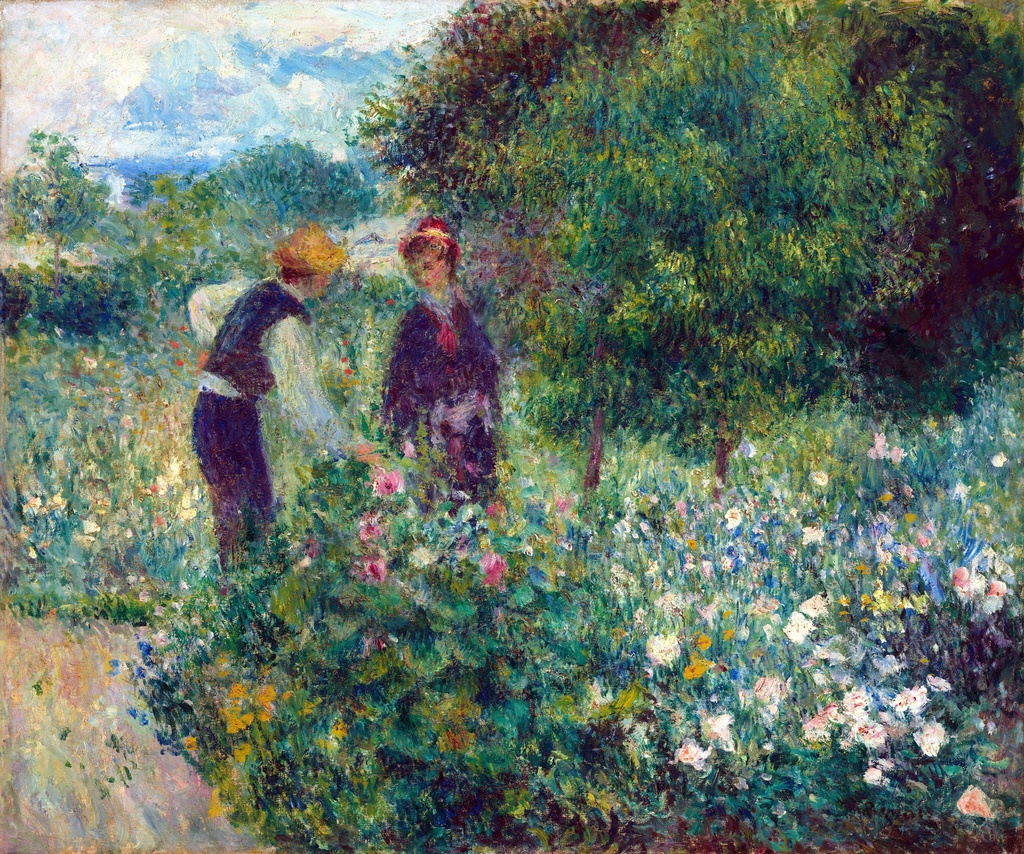 Berba cveća, Pierre Auguste Renoir, Picking Flowers, slika na platnu 8 Berba cveća, Pierre Auguste Renoir, Picking Flowers, slika na platnu - Slika 8