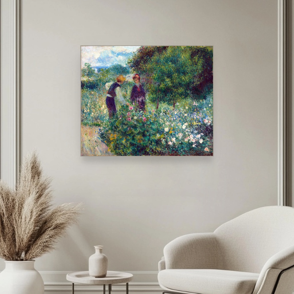 Berba cveća, Pierre Auguste Renoir, Picking Flowers, slika na platnu 3 Berba cveća, Pierre Auguste Renoir, Picking Flowers, slika na platnu - Slika 3