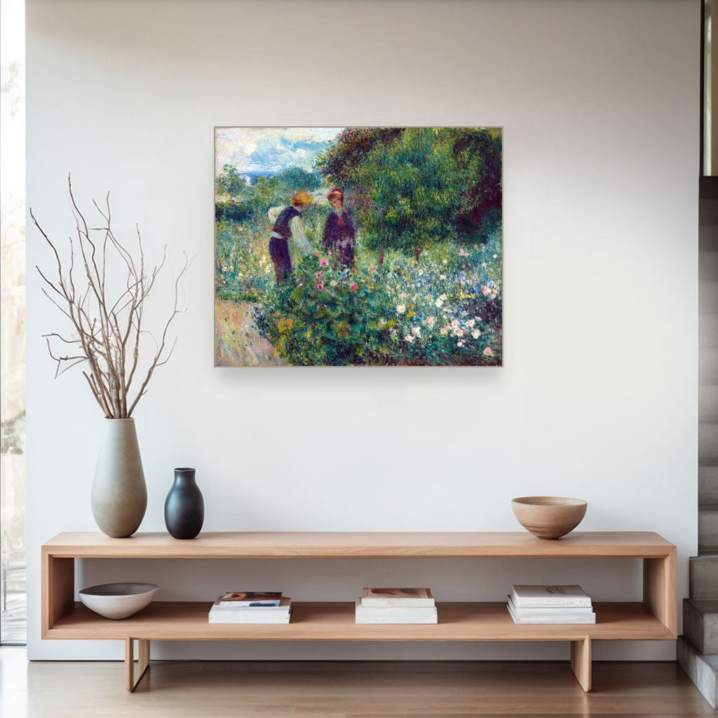 Berba cveća, Pierre Auguste Renoir, Picking Flowers, slika na platnu 4 Berba cveća, Pierre Auguste Renoir, Picking Flowers, slika na platnu - Slika 4