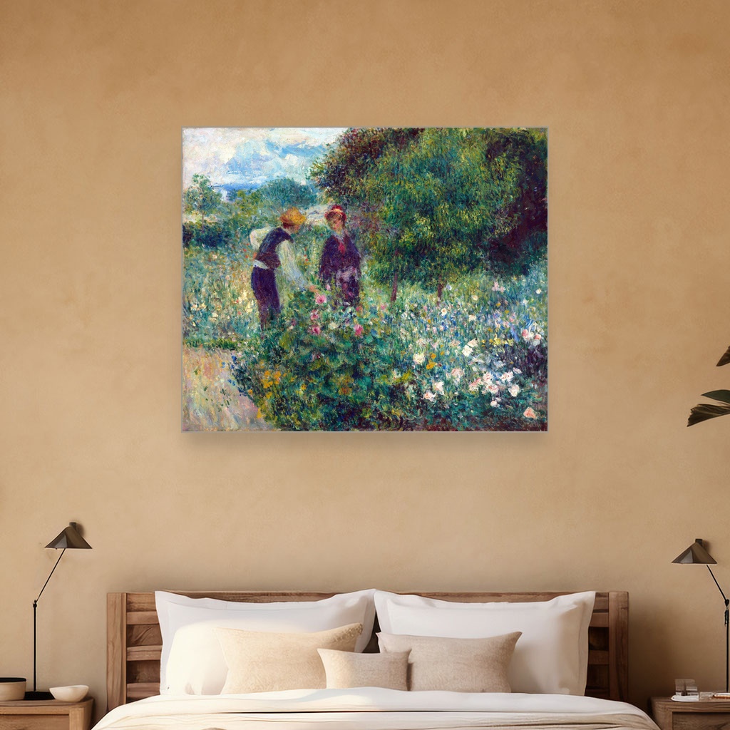 Berba cveća, Pierre Auguste Renoir, Picking Flowers, slika na platnu 5 Berba cveća, Pierre Auguste Renoir, Picking Flowers, slika na platnu - Slika 5