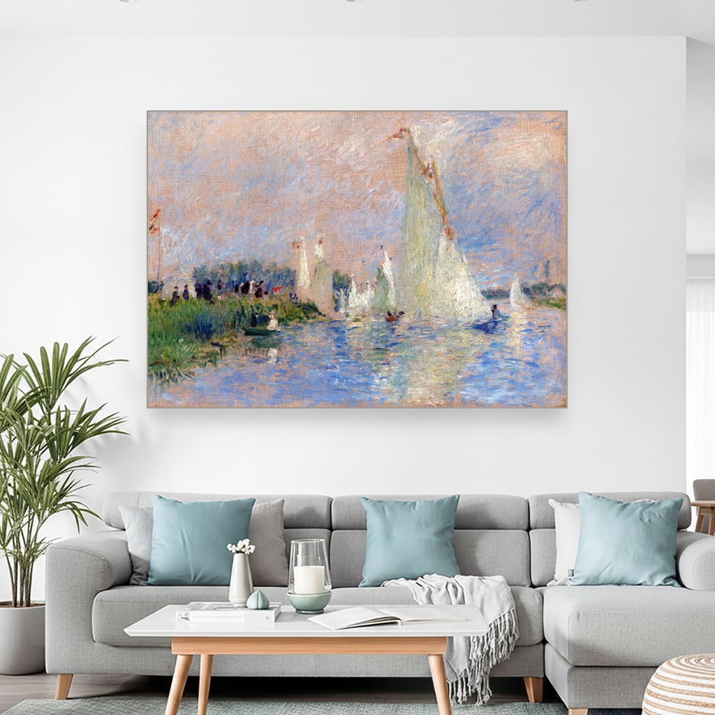 Regata u Argenteju, Pierre-Auguste Renoir, Regatta at Argenteuil, slika na platnu 2 Regata u Argenteju, Pierre-Auguste Renoir, Regatta at Argenteuil, slika na platnu - Slika 2