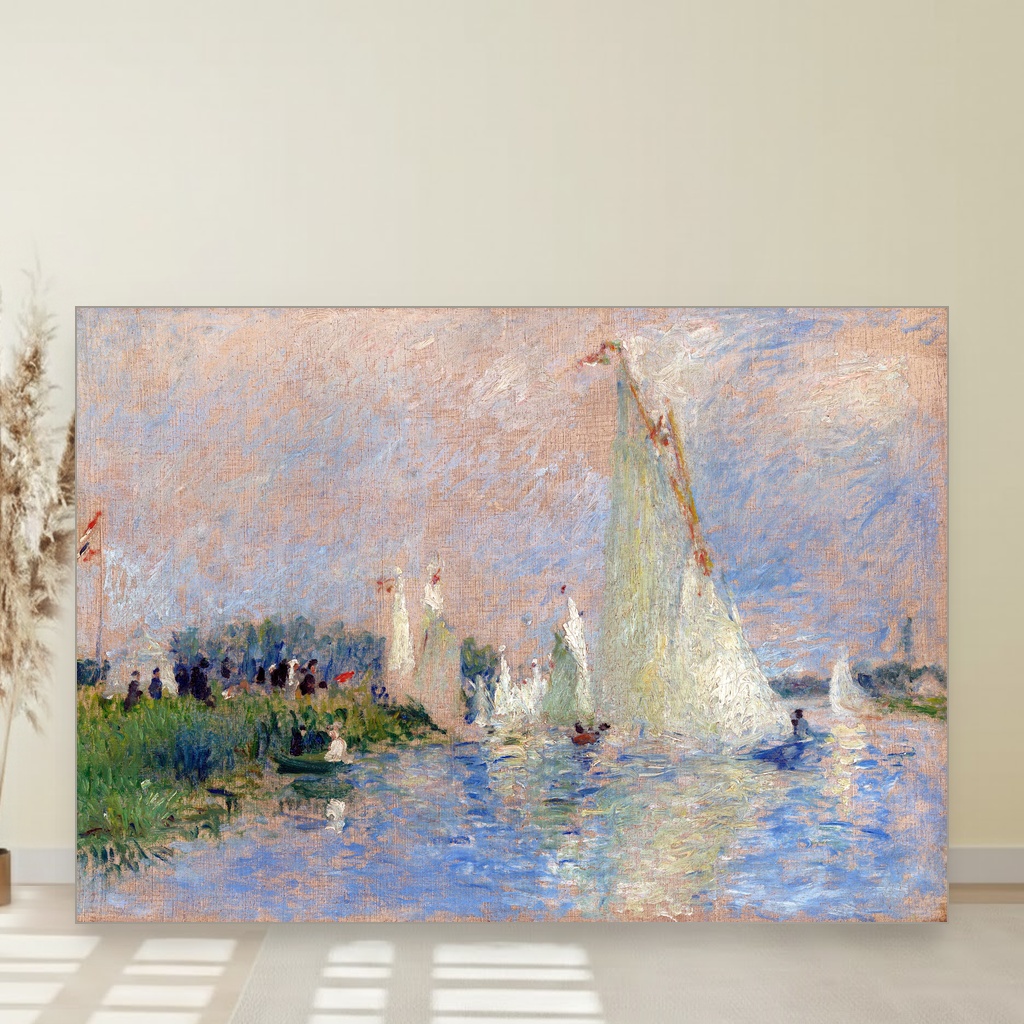 Regata u Argenteju, Pierre-Auguste Renoir, Regatta at Argenteuil, slika na platnu 1 Regata u Argenteju, Pierre-Auguste Renoir, Regatta at Argenteuil, slika na platnu