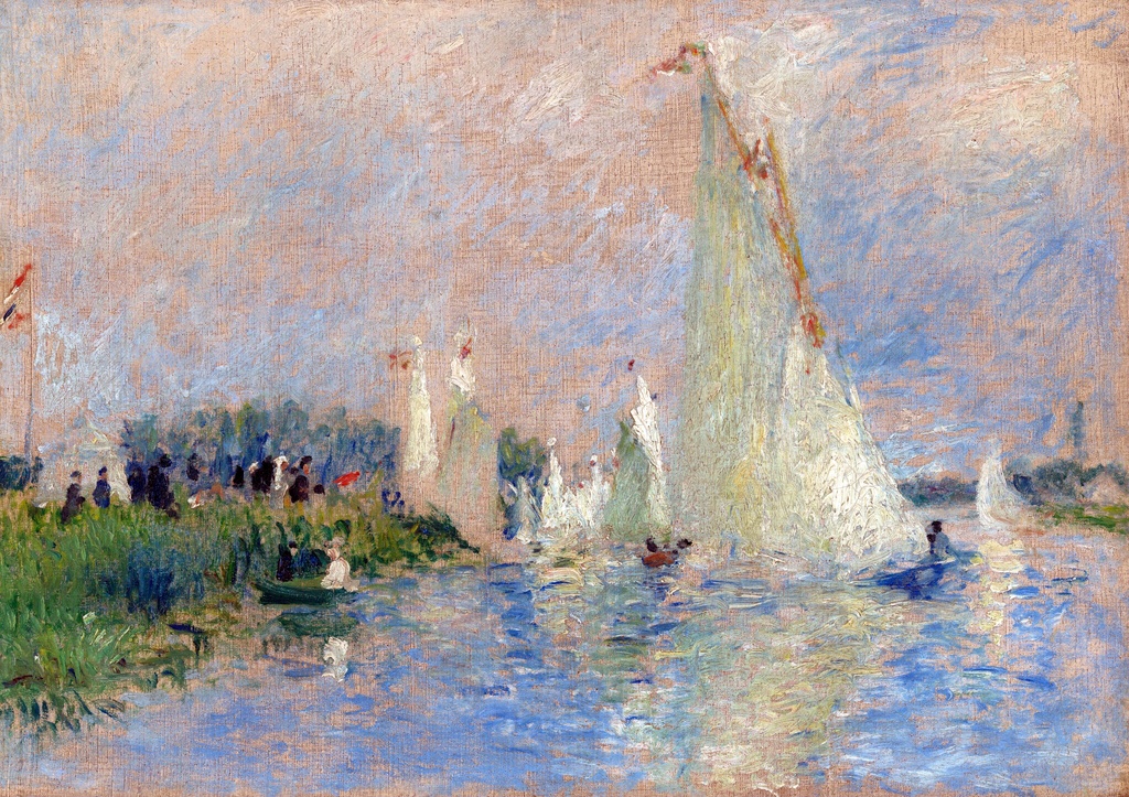 Regata u Argenteju, Pierre-Auguste Renoir, Regatta at Argenteuil, slika na platnu 8 Regata u Argenteju, Pierre-Auguste Renoir, Regatta at Argenteuil, slika na platnu - Slika 8