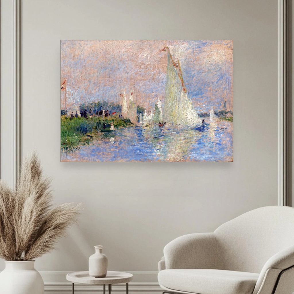 Regata u Argenteju, Pierre-Auguste Renoir, Regatta at Argenteuil, slika na platnu 3 Regata u Argenteju, Pierre-Auguste Renoir, Regatta at Argenteuil, slika na platnu - Slika 3