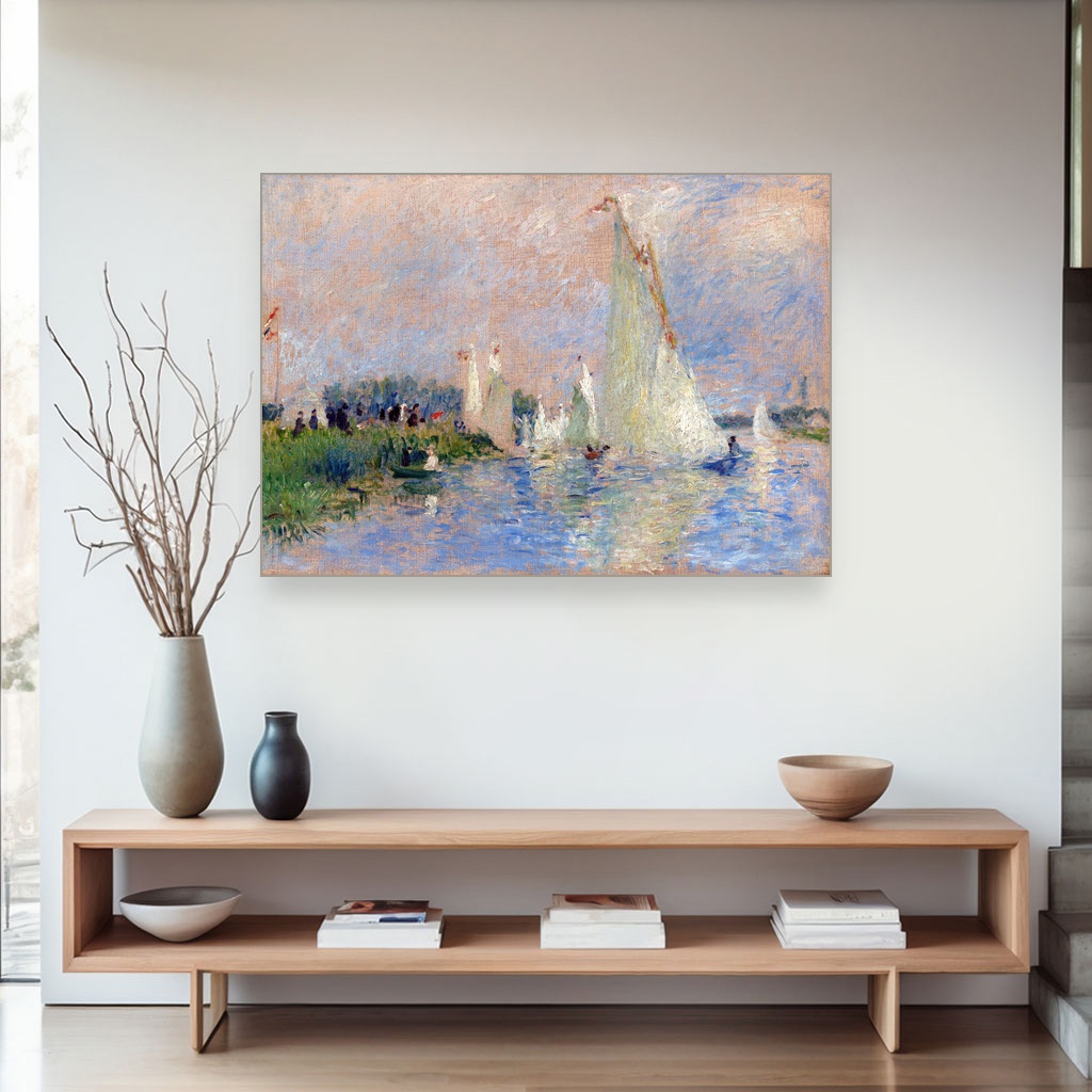 Regata u Argenteju, Pierre-Auguste Renoir, Regatta at Argenteuil, slika na platnu 4 Regata u Argenteju, Pierre-Auguste Renoir, Regatta at Argenteuil, slika na platnu - Slika 4