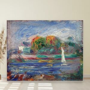 Plava reka, Pierre-Auguste Renoir, The Blue River, slika na platnu