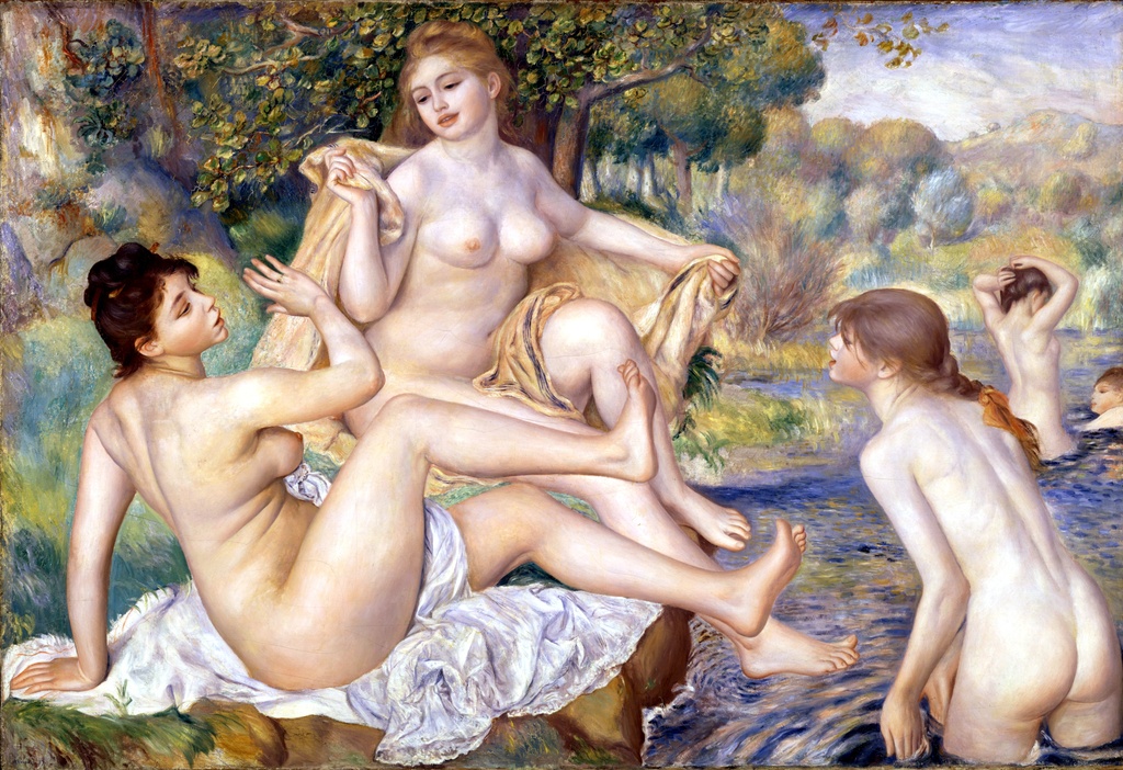 Velike kupalice, Pierre-Auguste Renoir, The Large Bathers, slika na platnu 8 Velike kupalice, Pierre-Auguste Renoir, The Large Bathers, slika na platnu - Slika 8