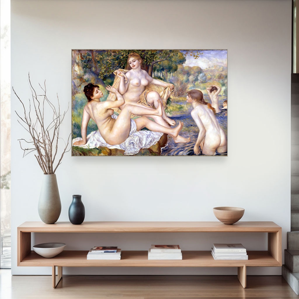 Velike kupalice, Pierre-Auguste Renoir, The Large Bathers, slika na platnu 4 Velike kupalice, Pierre-Auguste Renoir, The Large Bathers, slika na platnu - Slika 4