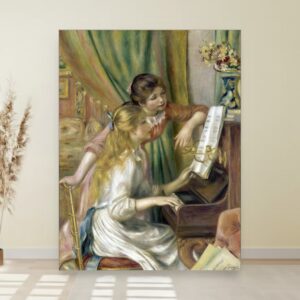 Devojke uz klavir, Pierre-Auguste Renoir, Young Girls at the Piano, slika na platnu