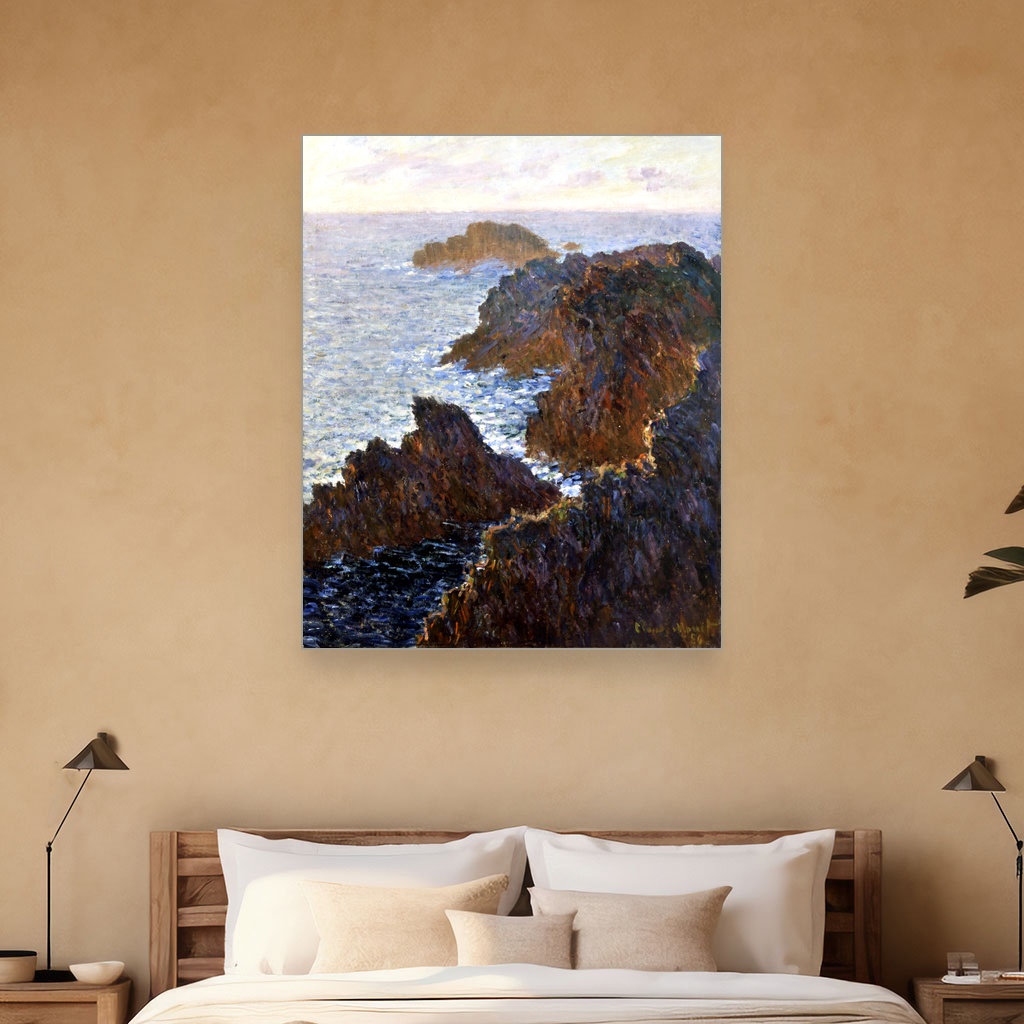 Stene na Belle-Isle, Paul Signac, Rocks at Belle-Isle Port-Domois, slika na platnu 5 Stene na Belle-Isle, Paul Signac, Rocks at Belle-Isle Port-Domois, slika na platnu - Slika 5