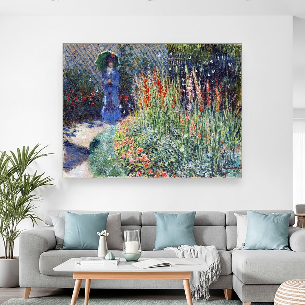 Zaokrugljeni cvećnjak, George Inness, Rounded Flower Bed, slika na platnu 2 Zaokrugljeni cvećnjak, George Inness, Rounded Flower Bed, slika na platnu - Slika 2