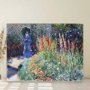 Zaokrugljeni cvećnjak, George Inness, Rounded Flower Bed, slika na platnu