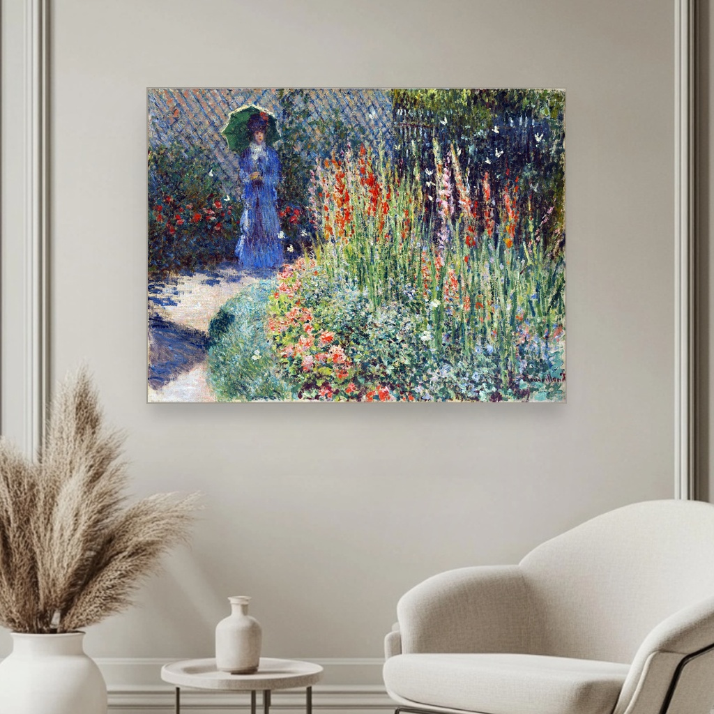 Zaokrugljeni cvećnjak, George Inness, Rounded Flower Bed, slika na platnu 3 Zaokrugljeni cvećnjak, George Inness, Rounded Flower Bed, slika na platnu - Slika 3