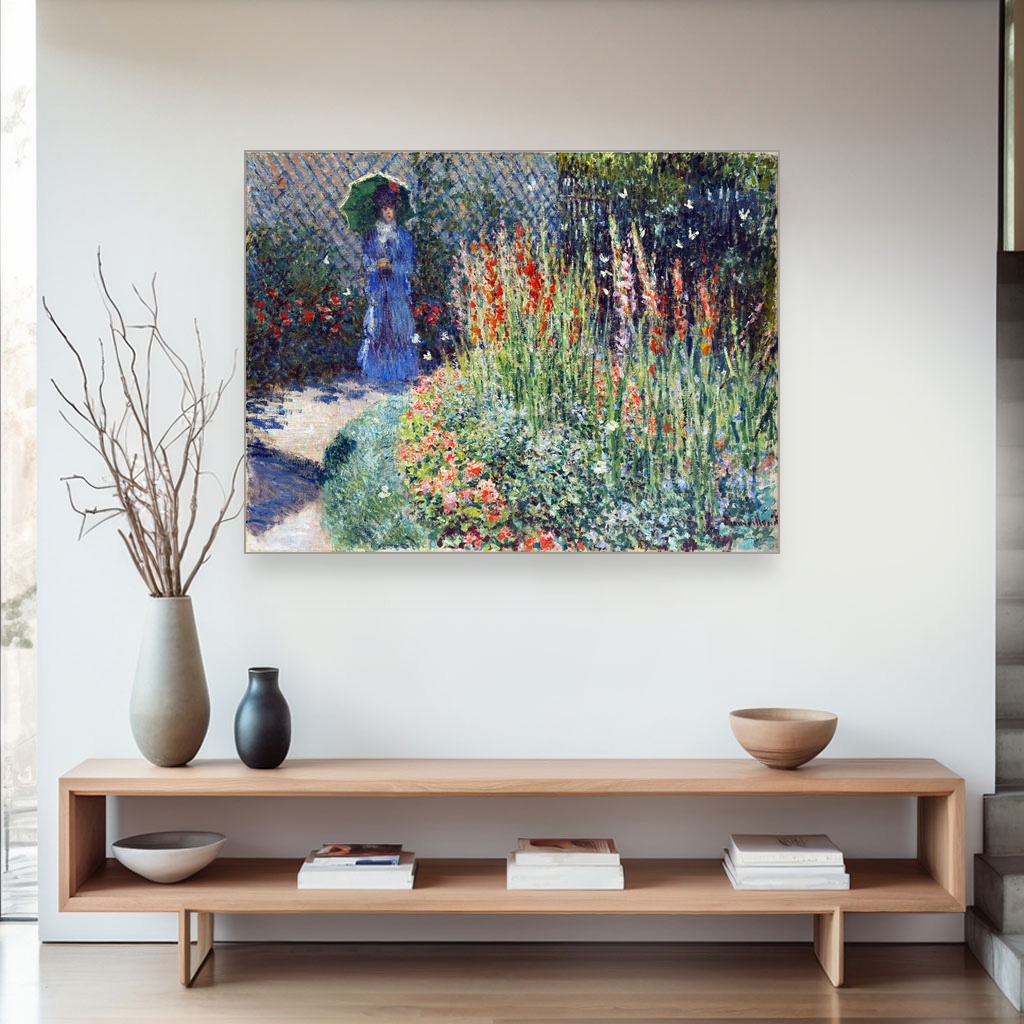 Zaokrugljeni cvećnjak, George Inness, Rounded Flower Bed, slika na platnu 4 Zaokrugljeni cvećnjak, George Inness, Rounded Flower Bed, slika na platnu - Slika 4