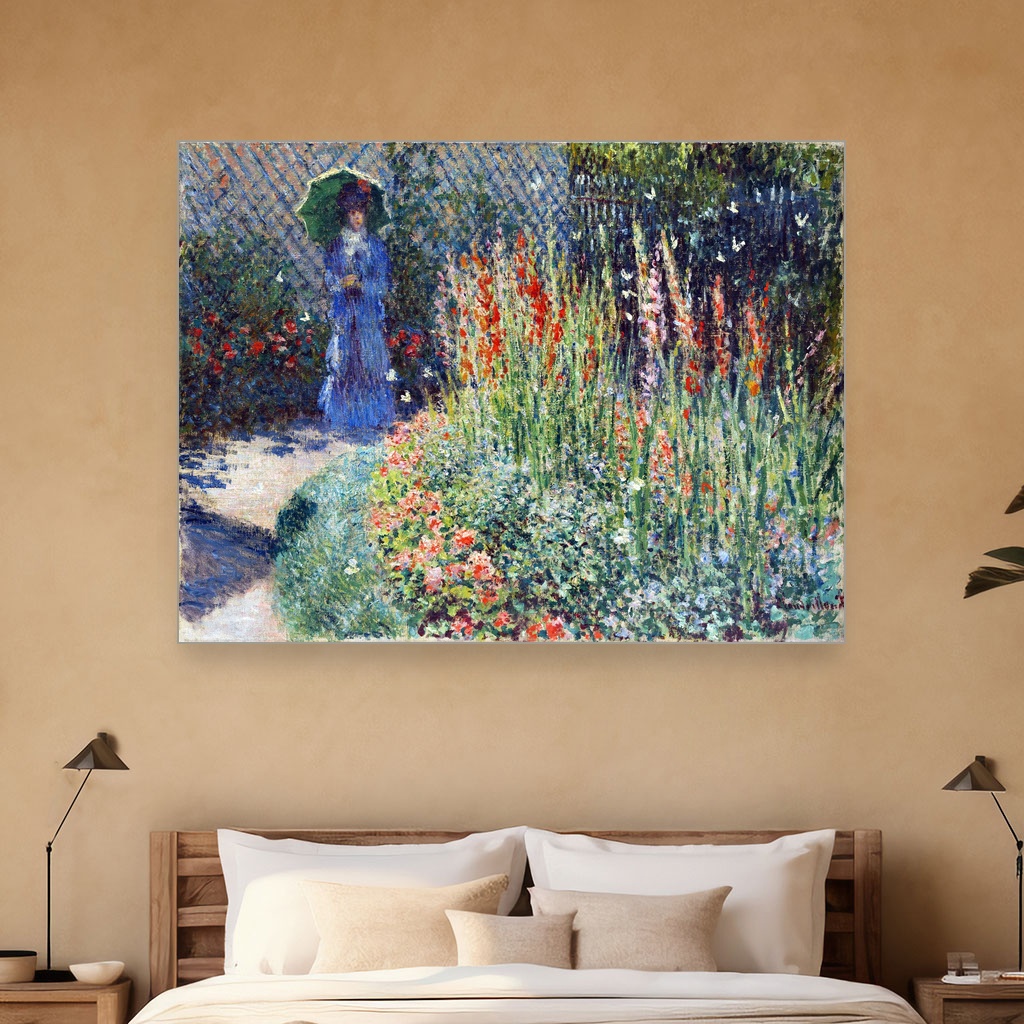 Zaokrugljeni cvećnjak, George Inness, Rounded Flower Bed, slika na platnu 5 Zaokrugljeni cvećnjak, George Inness, Rounded Flower Bed, slika na platnu - Slika 5