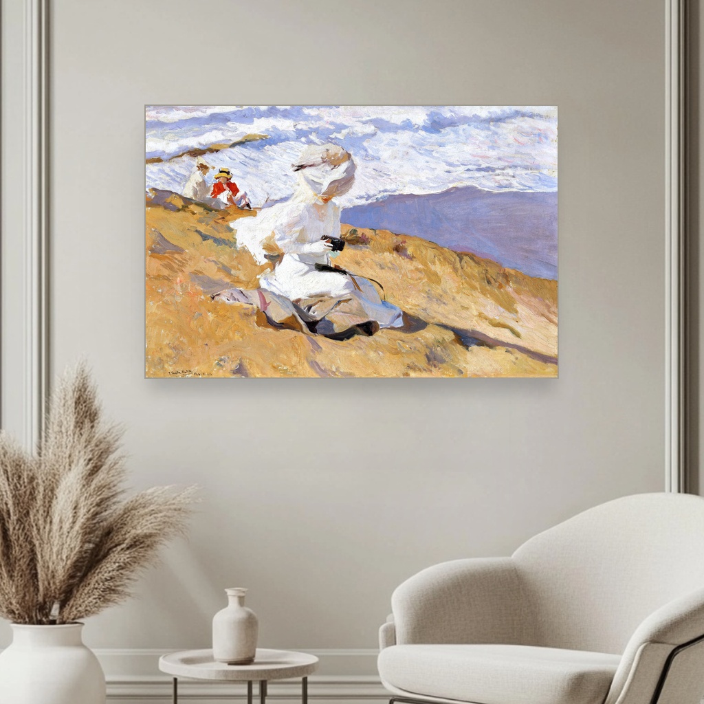 Trenutak u Biaricu, Joaquín Sorolla, Snapshot Biarritz, slika na platnu 3 Trenutak u Biaricu, Joaquín Sorolla, Snapshot Biarritz, slika na platnu - Slika 3